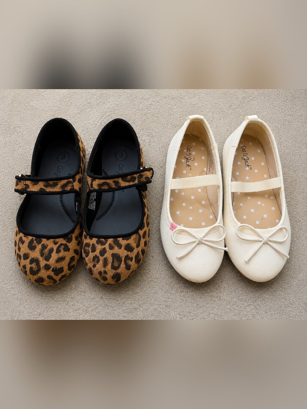 Cat & Jack Girls Flats Bundle – Size 8